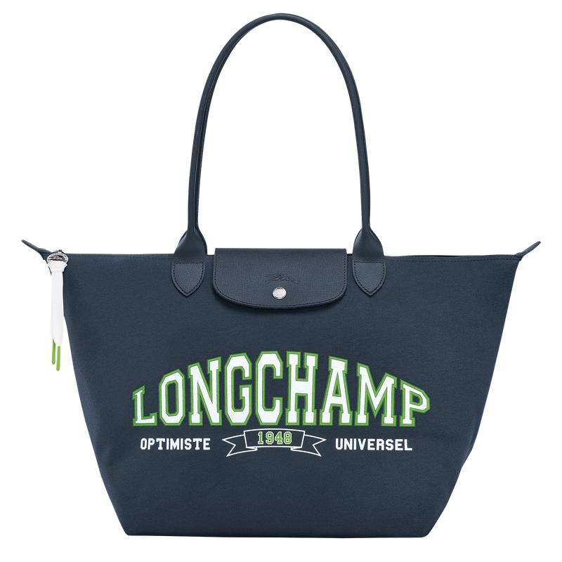 Navy Women\'s Longchamp Le Pliage Collection L Tote Bag | HTRFS-6025