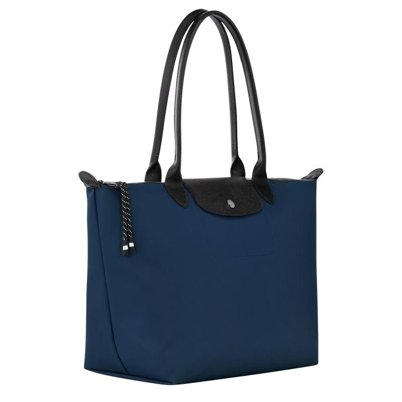 Navy Women's Longchamp Le Pliage Energy L Tote Bag | BEJQU-8731