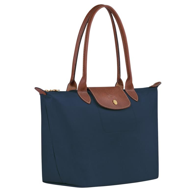 Navy Women's Longchamp Le Pliage Original M Tote Bag | KGUEO-7396