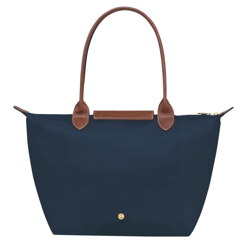 Navy Women's Longchamp Le Pliage Original M Tote Bag | KGUEO-7396