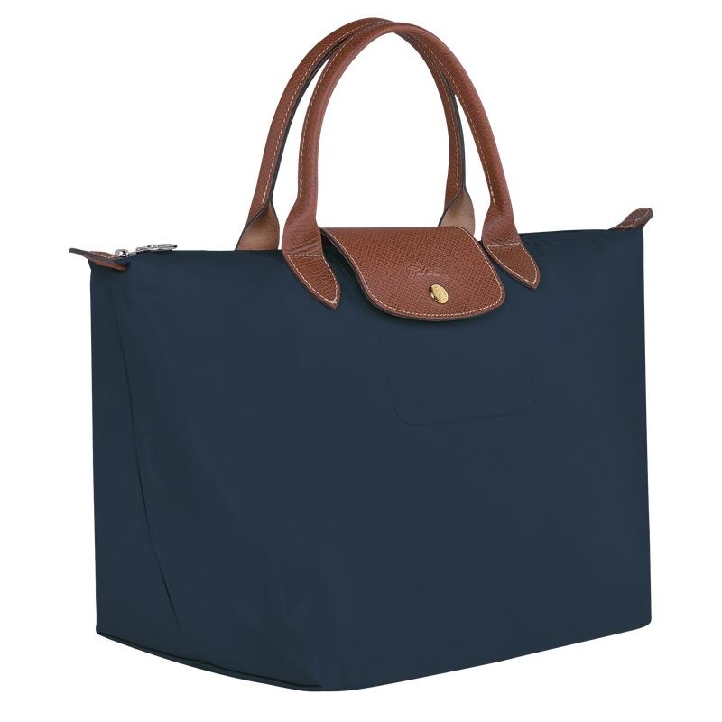 Navy Women's Longchamp Le Pliage Original M Handbags | ZMCTV-0318