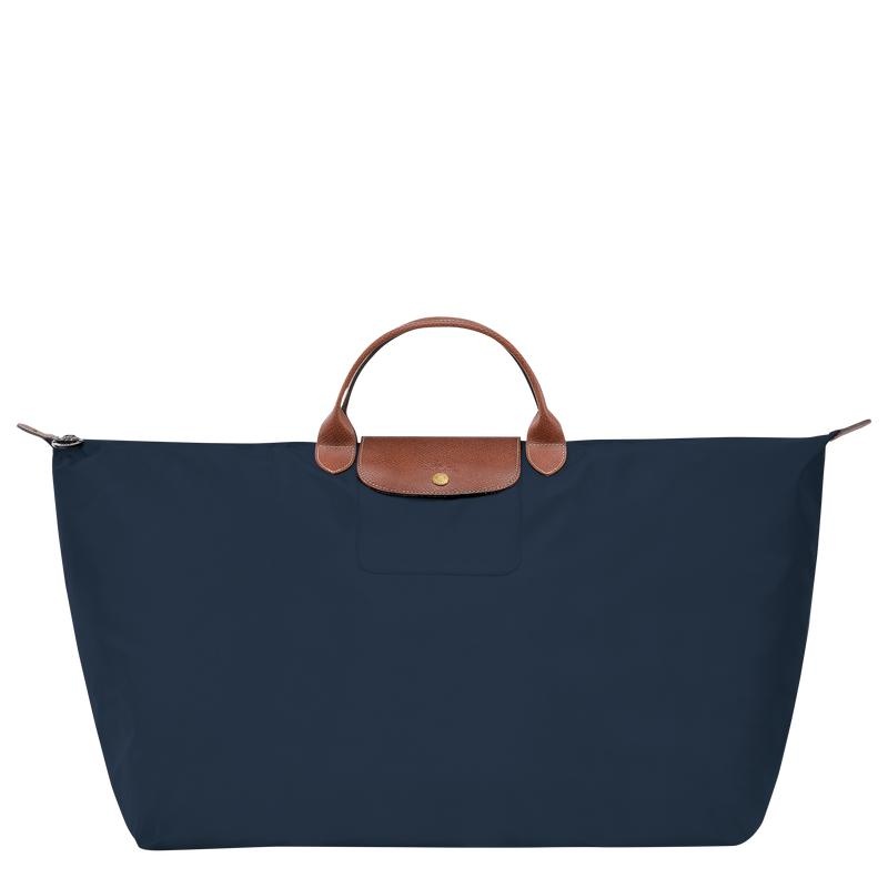 Navy Women\'s Longchamp Le Pliage Original M Travel Bags | URWZN-9105