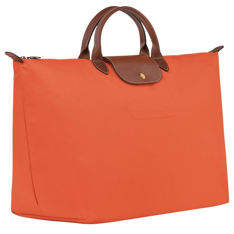 Orange Men's Longchamp Le Pliage Original S Travel Bags | QLFSY-5184