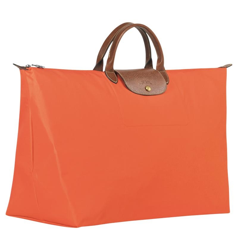 Orange Men's Longchamp Le Pliage Original M Travel Bags | XYNJK-4872