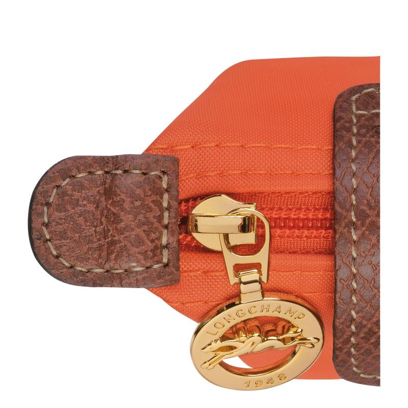 Orange Women's Longchamp Le Pliage Original Coin Purses | SDEIN-9562