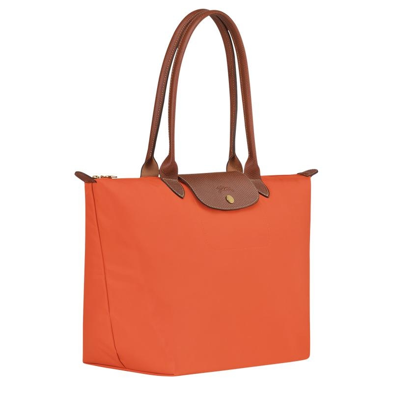 Orange Women's Longchamp Le Pliage Original L Tote Bag | LEUTA-6512