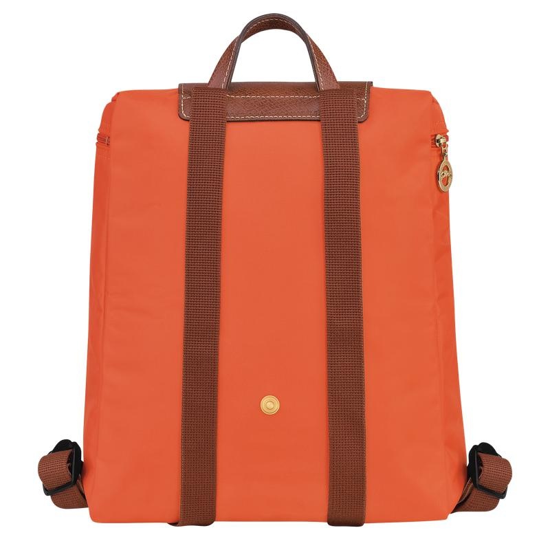 Orange Women's Longchamp Le Pliage Original M Backpacks | AUPQX-5791