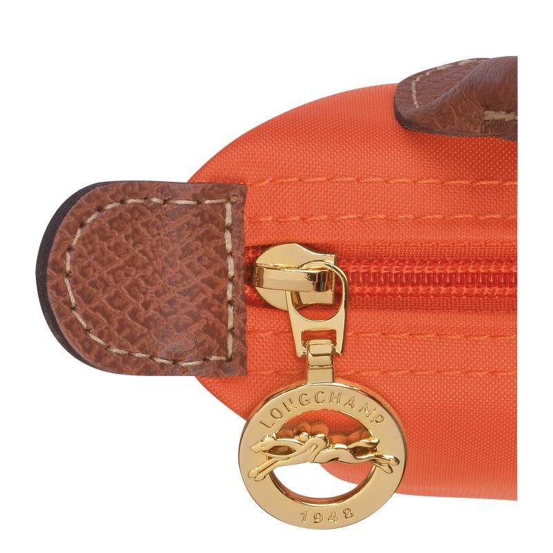 Orange Women's Longchamp Le Pliage Original with handle Pouches | MGYNS-1865