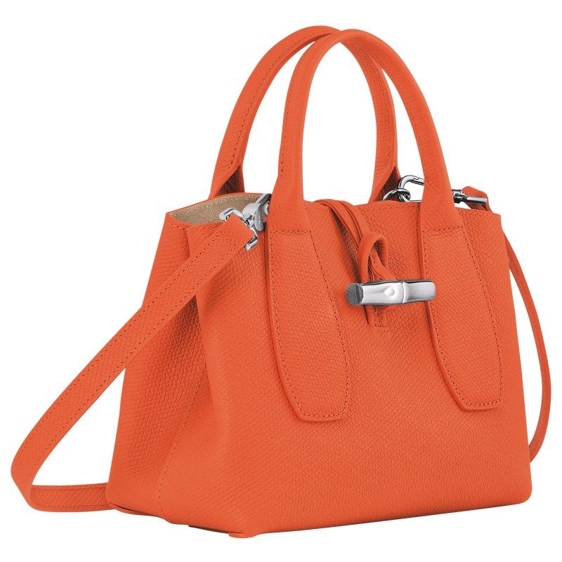 Orange Women's Longchamp Roseau S Handbags | GLQIS-8905