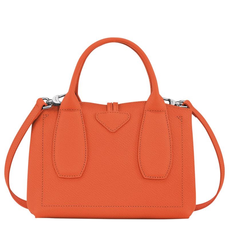 Orange Women's Longchamp Roseau S Handbags | GLQIS-8905