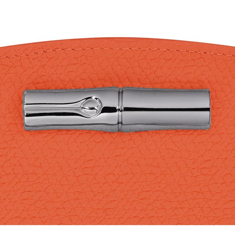 Orange Women's Longchamp Roseau Wallets | QEHWT-8172