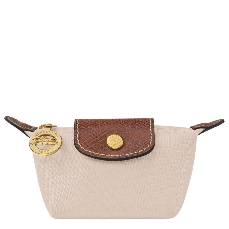 Paper White Women\'s Longchamp Le Pliage Original Coin Purses | ARVPM-8730