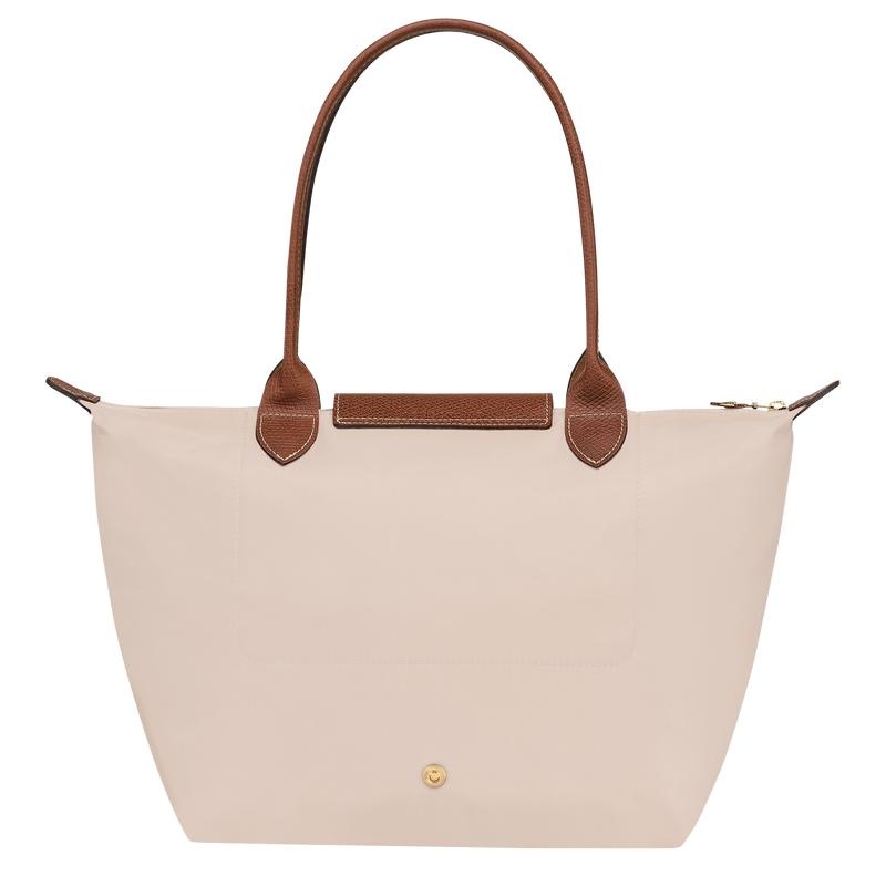 Paper White Women's Longchamp Le Pliage Original M Tote Bag | QEWXM-4609