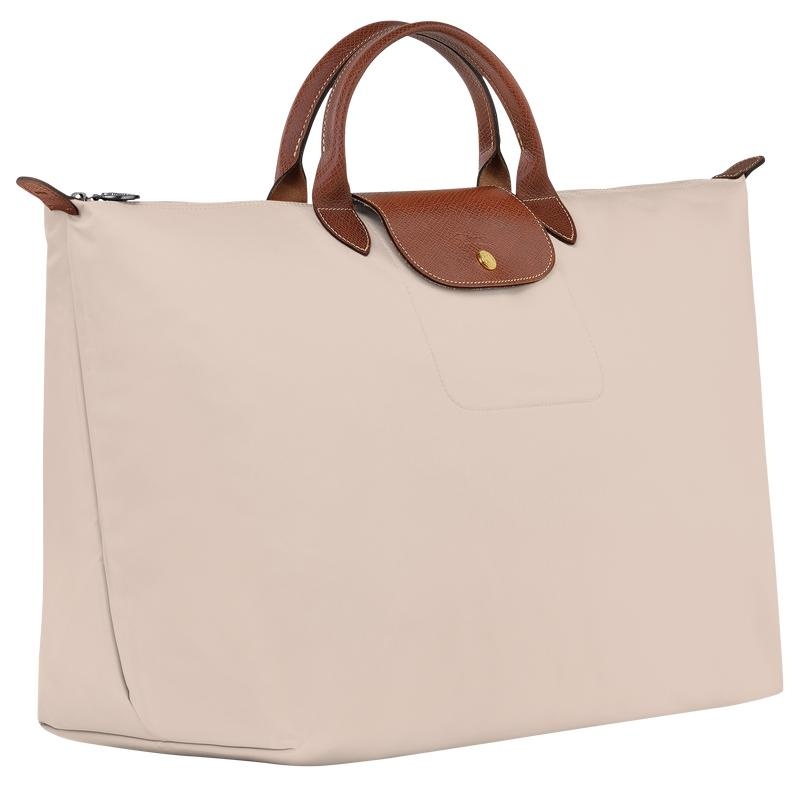 Paper White Women's Longchamp Le Pliage Original S Travel Bags | JNEQG-5701