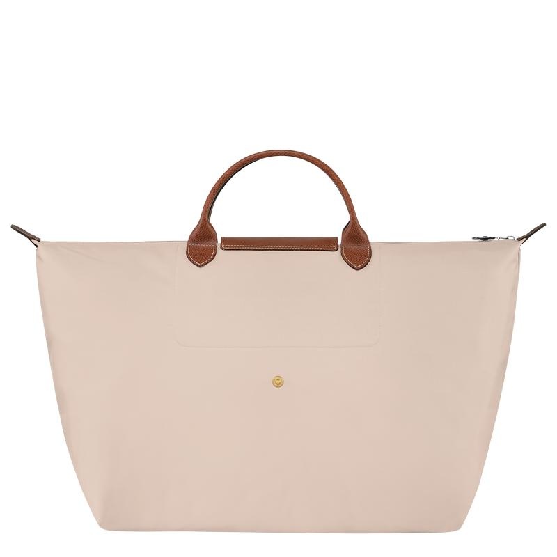 Paper White Women's Longchamp Le Pliage Original S Travel Bags | JNEQG-5701