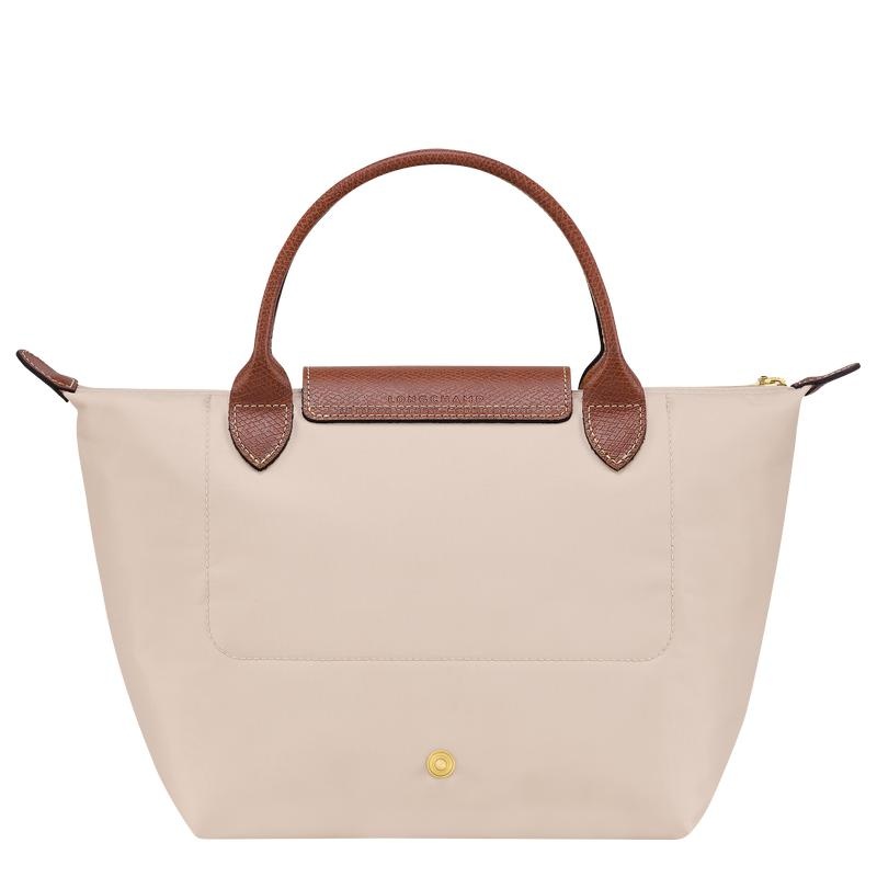 Paper White Women's Longchamp Le Pliage Original S Handbags | JPAEO-5167