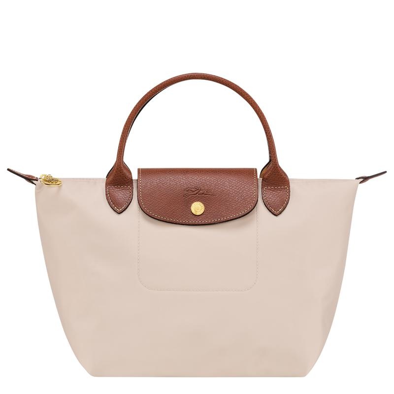 Paper White Women\'s Longchamp Le Pliage Original S Handbags | JPAEO-5167