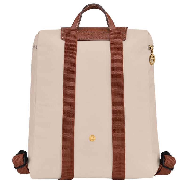 Paper White Women's Longchamp Le Pliage Original M Backpacks | NJVMX-0528