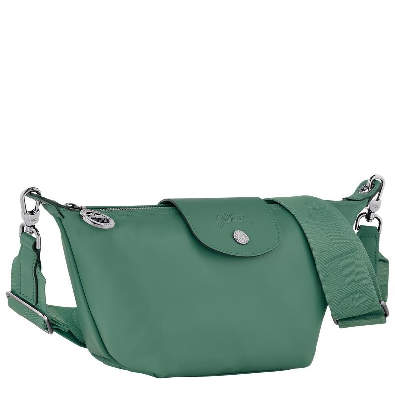 Sage Green Men's Longchamp Le Pliage Xtra XS Crossbody Bags | DKJIS-8710