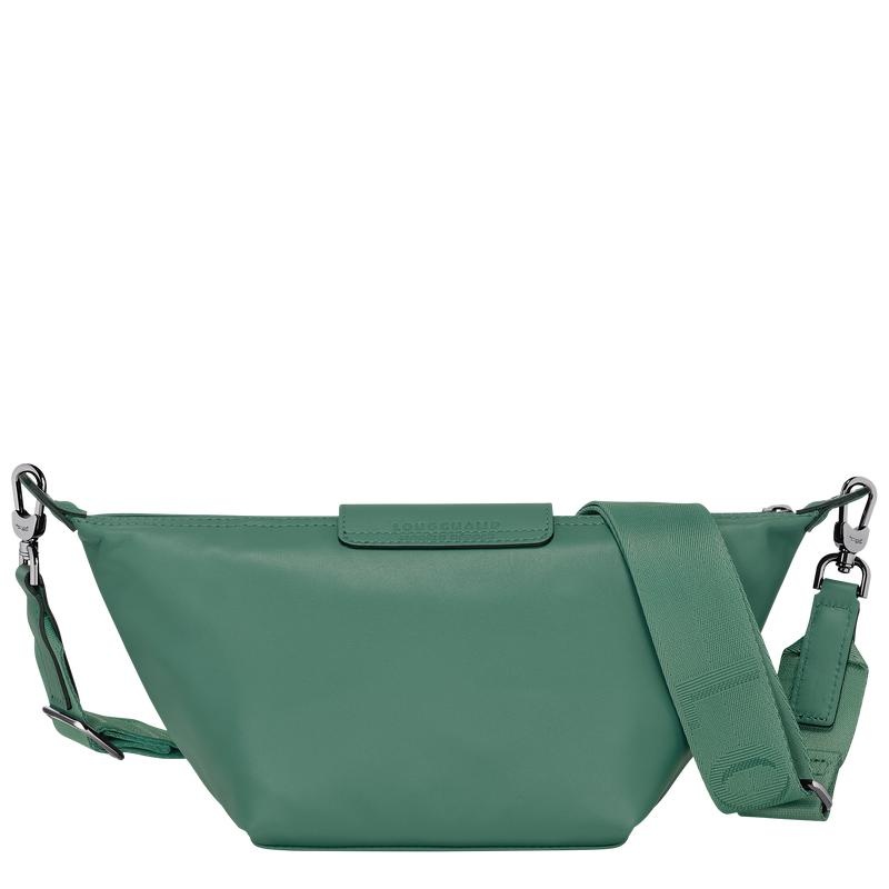 Sage Green Men's Longchamp Le Pliage Xtra XS Crossbody Bags | DKJIS-8710