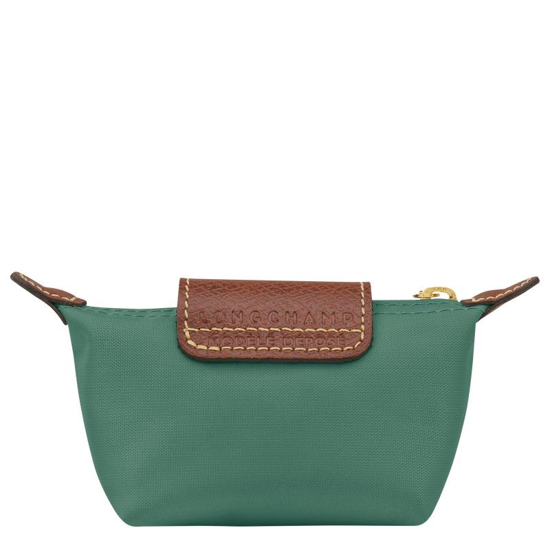 Sage Green Women's Longchamp Le Pliage Original Coin Purses | LHORV-7890