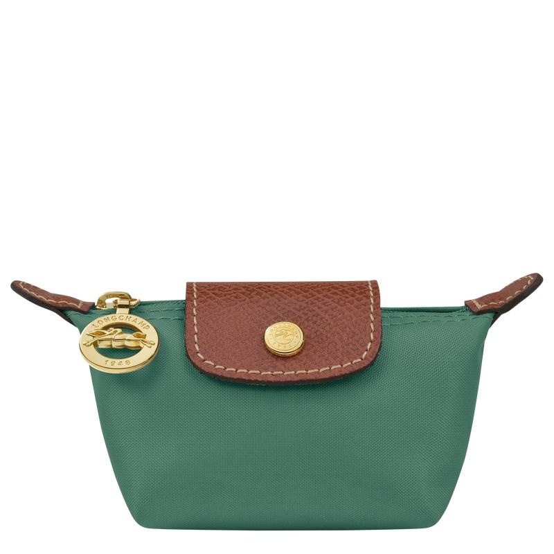 Sage Green Women\'s Longchamp Le Pliage Original Coin Purses | LHORV-7890