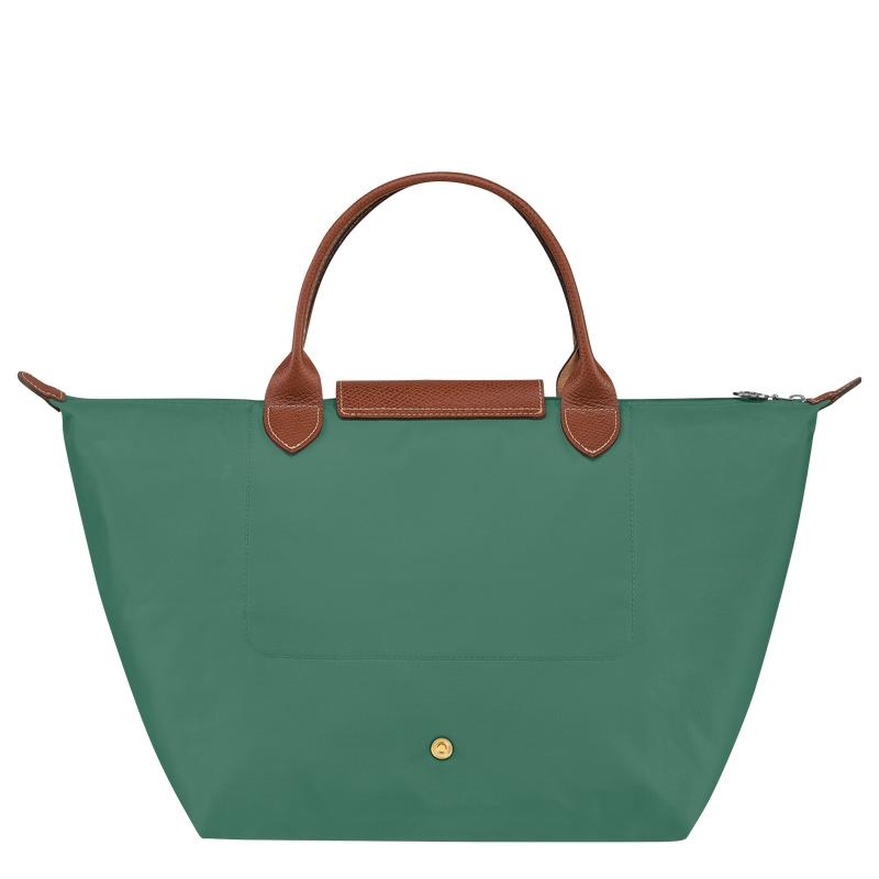 Sage Green Women's Longchamp Le Pliage Original M Handbags | CINUL-8257