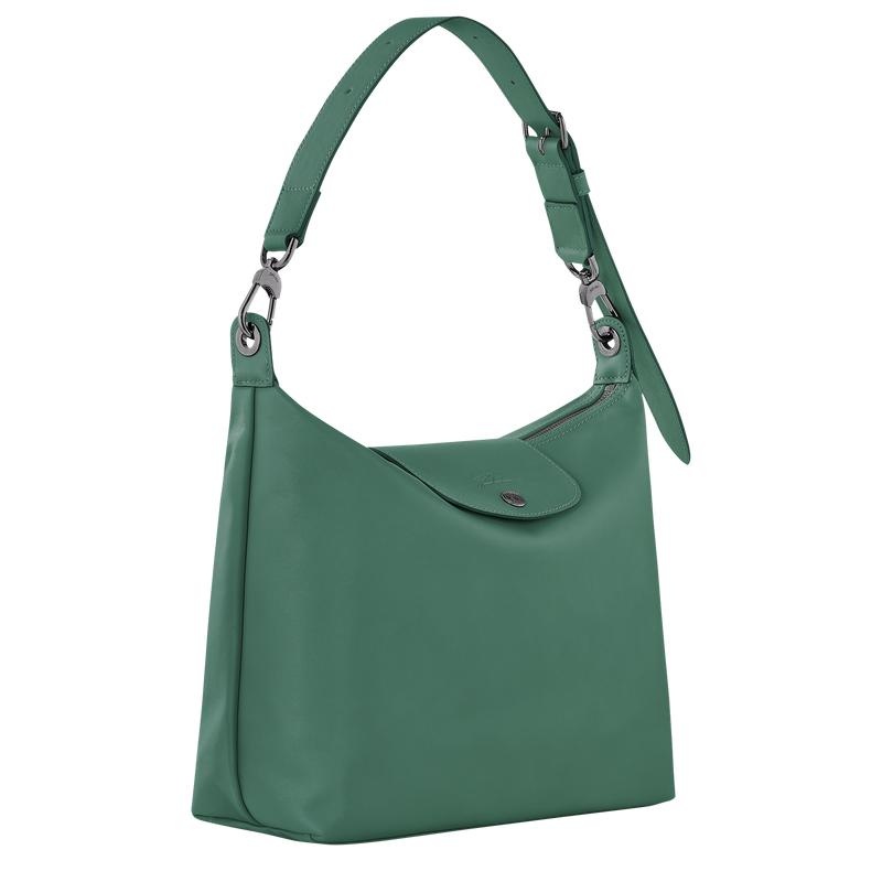 Sage Green Women's Longchamp Le Pliage Xtra M Hobo Bags | HNQID-0592