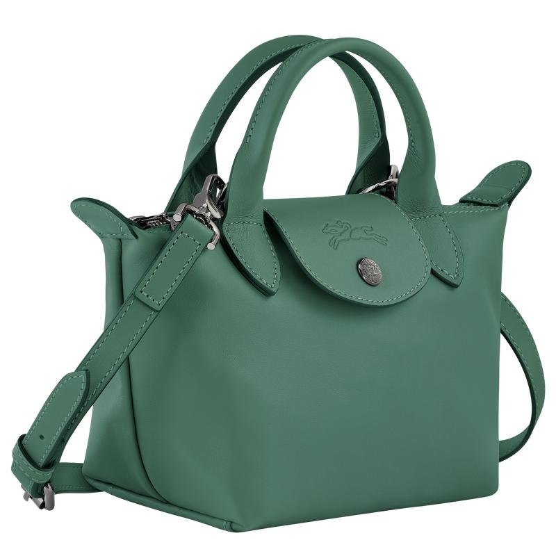 Sage Green Women's Longchamp Le Pliage Xtra XS Handbags | VJBUZ-4921