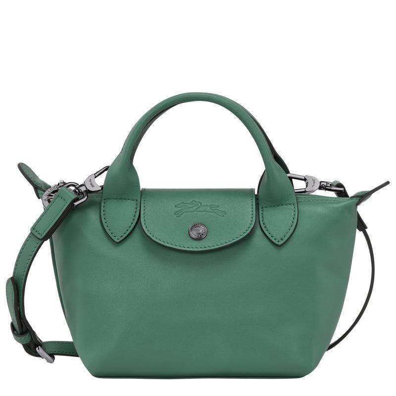 Sage Green Women\'s Longchamp Le Pliage Xtra XS Handbags | VJBUZ-4921