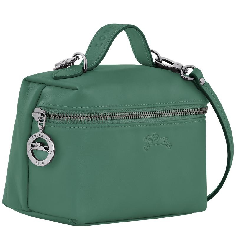 Sage Green Women's Longchamp Le Pliage Xtra XS Vanity Crossbody Bags | DLJVE-3219