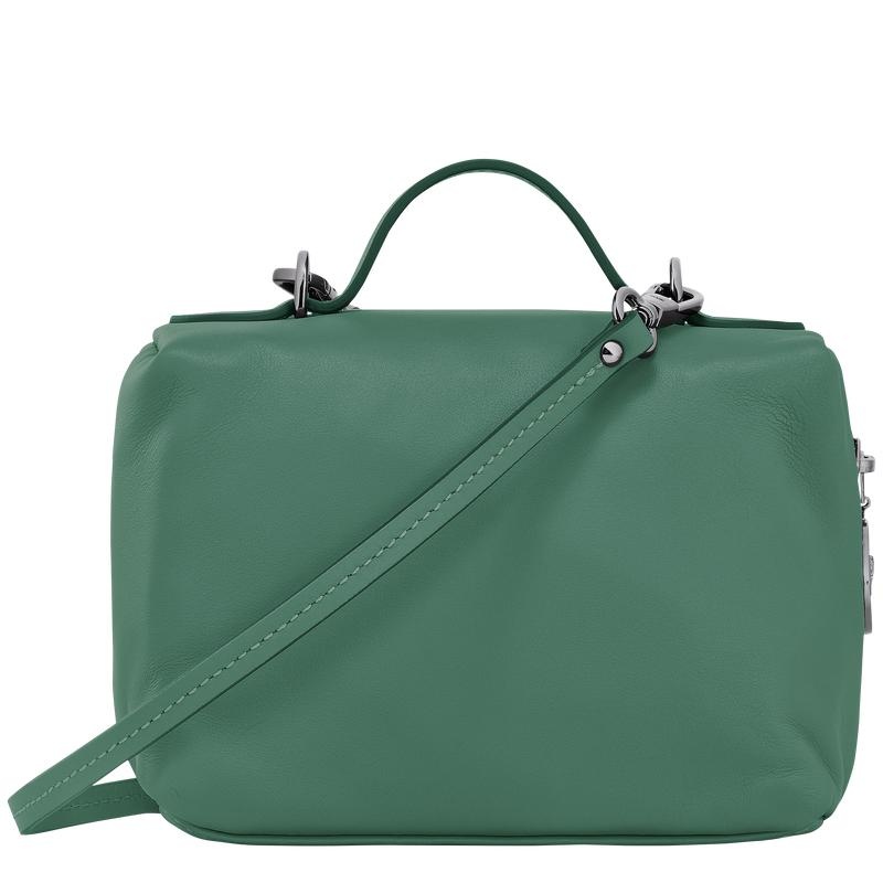 Sage Green Women's Longchamp Le Pliage Xtra XS Vanity Crossbody Bags | DLJVE-3219