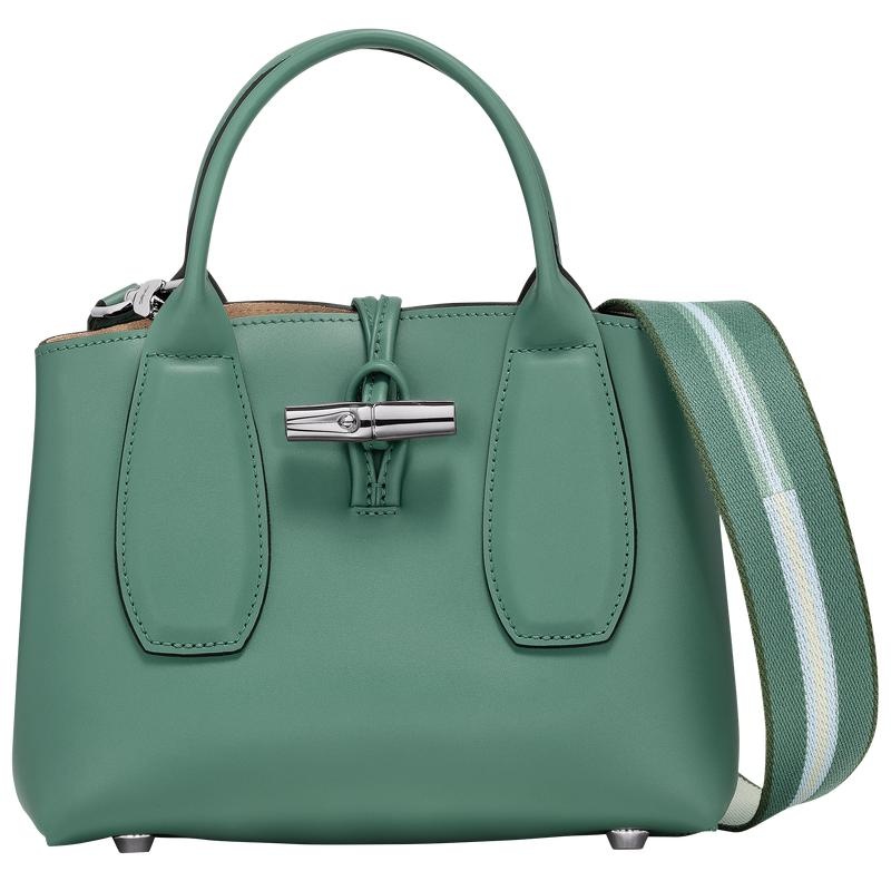 Sage Green Women\'s Longchamp Roseau S Handbags | MRWEI-5710