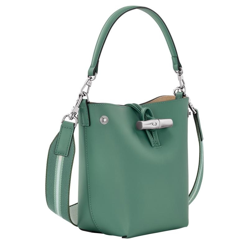 Sage Green Women's Longchamp Roseau XS Bucket Bag | ZKBTJ-5930