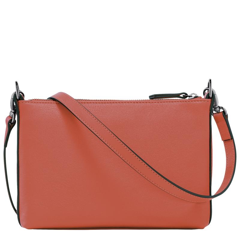 Sienna Red Women's Longchamp 3D S Crossbody Bags | RMJLC-4273