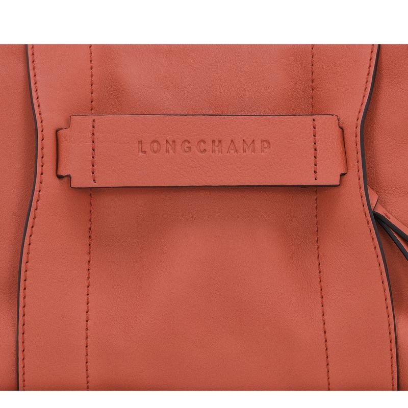 Sienna Red Women's Longchamp 3D S Crossbody Bags | RMJLC-4273