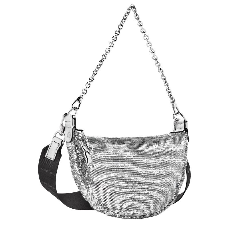 Silver Women's Longchamp Smile S Crossbody Bags | HCPNF-7854