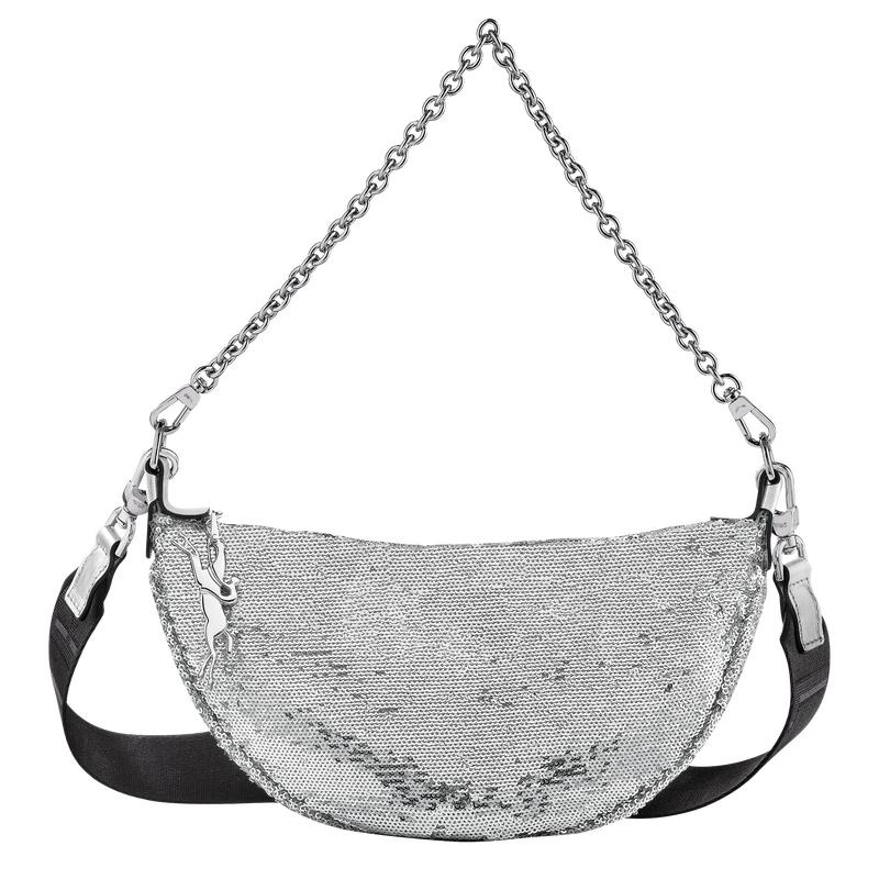 Silver Women\'s Longchamp Smile S Crossbody Bags | HCPNF-7854