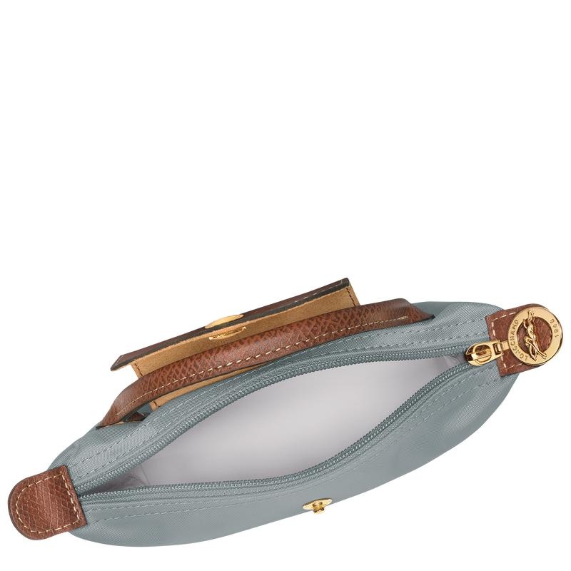 Steel Grey Men's Longchamp Le Pliage Original with handle Pouches | WKFVJ-0897