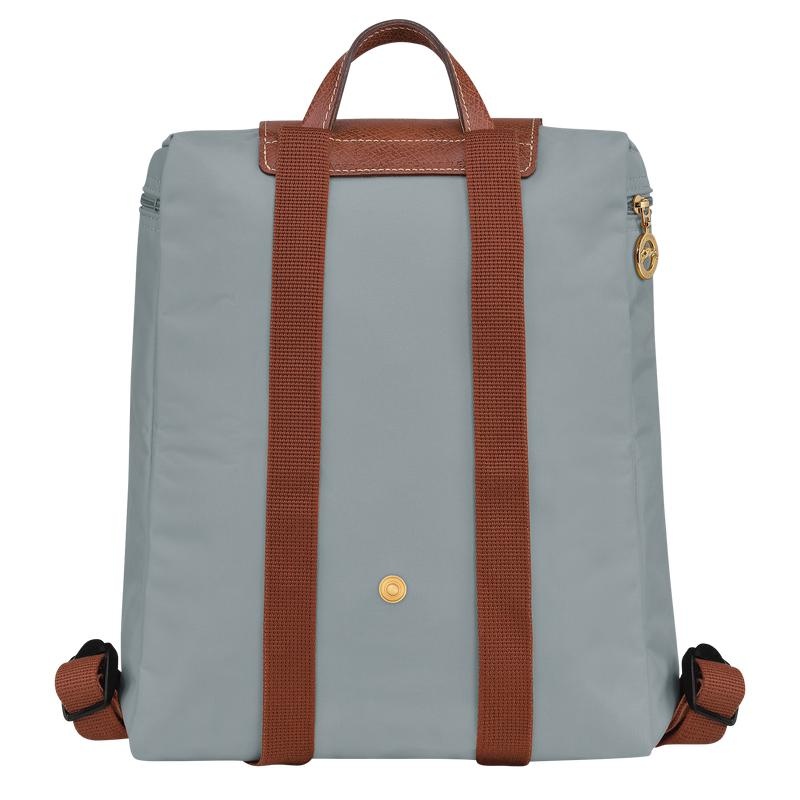 Steel Grey Men's Longchamp Le Pliage Original M Backpacks | SNOAB-5382