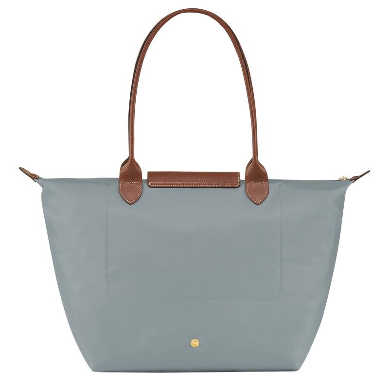 Steel Grey Women's Longchamp Le Pliage Original L Tote Bag | ILSAG-3485