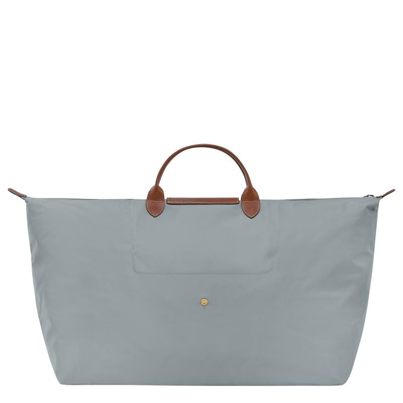 Steel Grey Women's Longchamp Le Pliage Original M Travel Bags | KVHMG-4095