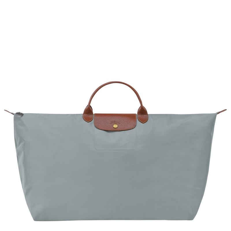 Steel Grey Women\'s Longchamp Le Pliage Original M Travel Bags | KVHMG-4095