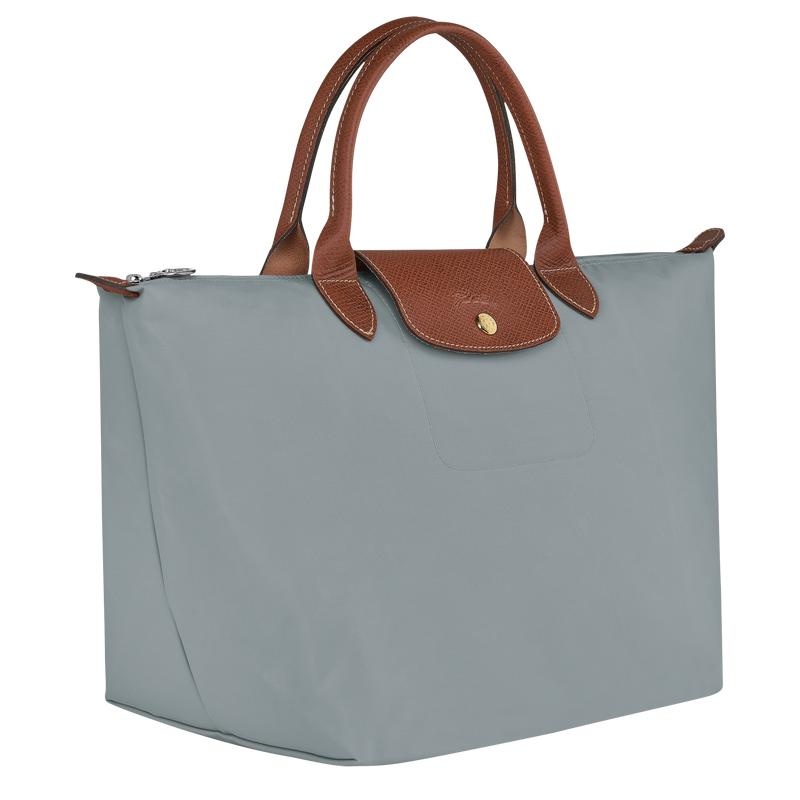 Steel Grey Women's Longchamp Le Pliage Original M Handbags | CRQSF-9761