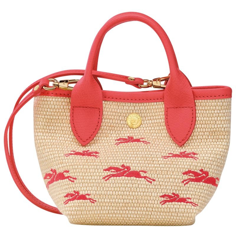 Strawberry Red Women's Longchamp Le Panier Pliage XS Basket Bag | ATEKJ-2873