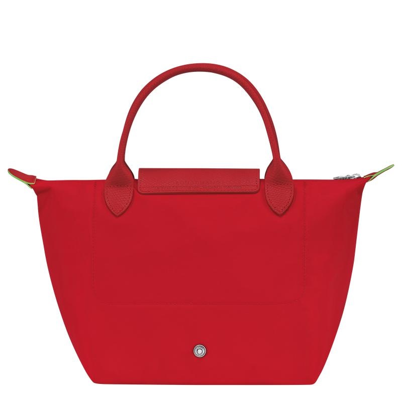 Tomato Red Women's Longchamp Le Pliage Green S Handbags | GKYBX-8470