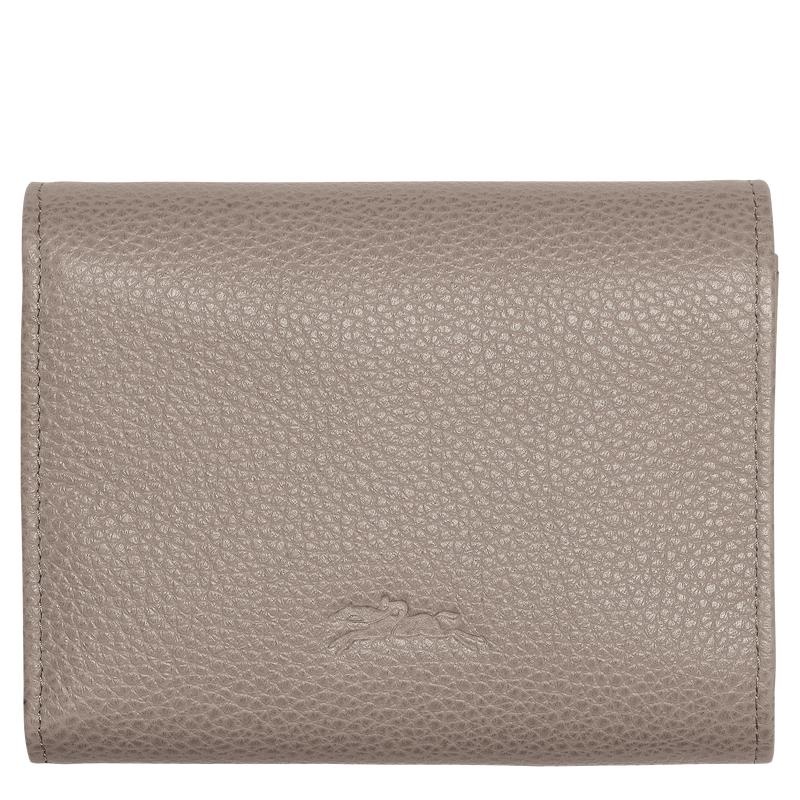 Turtledove Grey Men's Longchamp Le Foulonné Wallets | SZFNA-6973