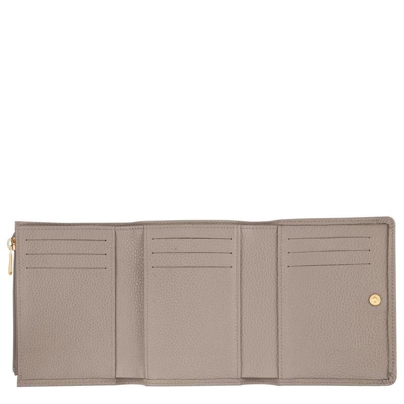 Turtledove Grey Men's Longchamp Le Foulonné Wallets | SZFNA-6973