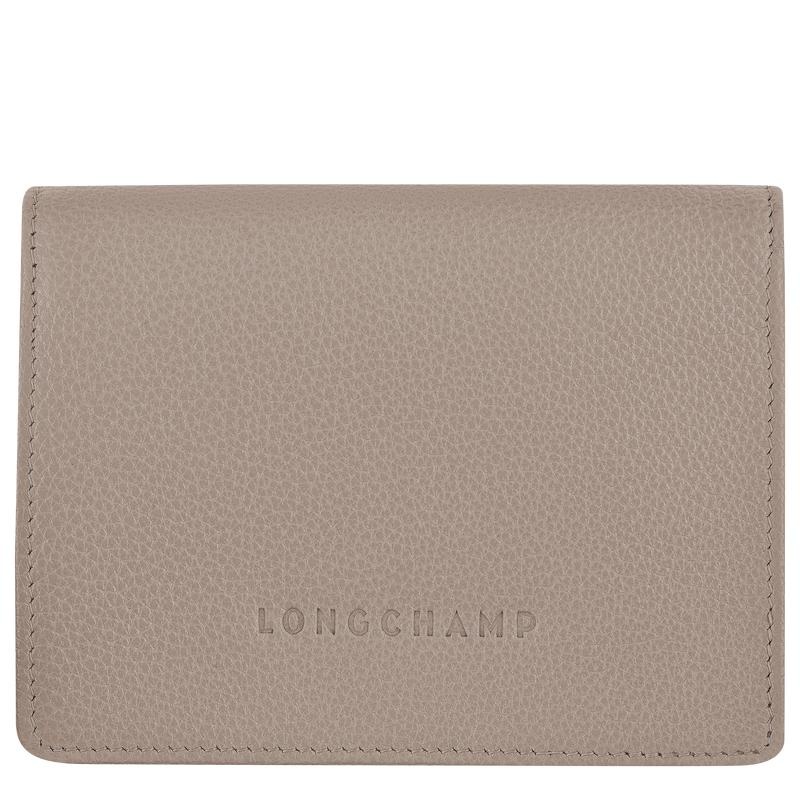 Turtledove Grey Men\'s Longchamp Le Foulonné Wallets | SZFNA-6973