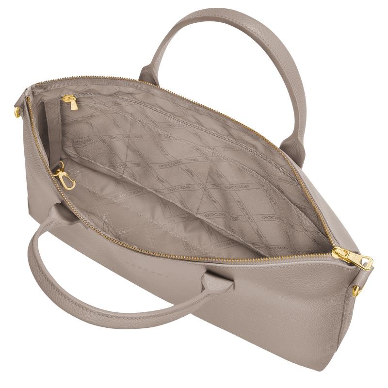 Turtledove Grey Men's Longchamp Le Foulonné S Briefcase | GHRFE-4961